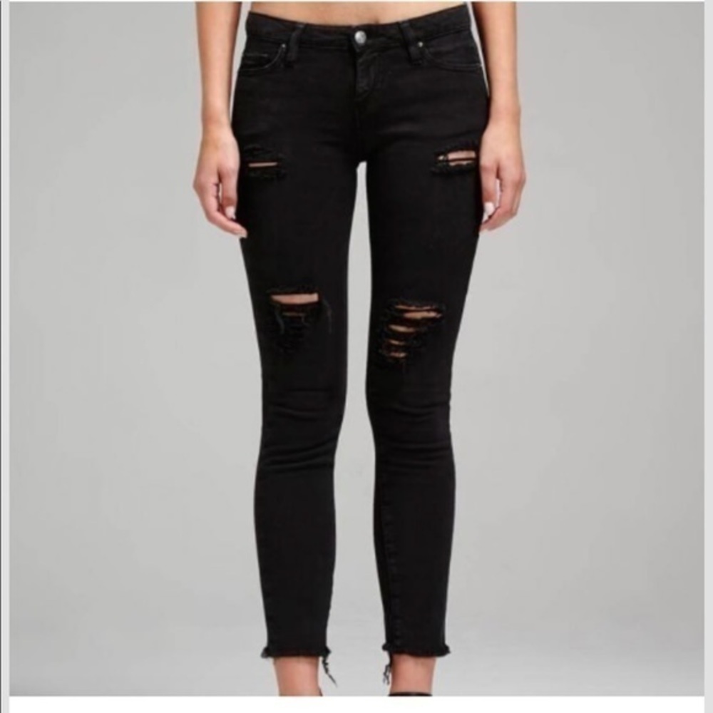 IRO. JEANS | JAROD-AJUSTE SS16 Black Distressed 29